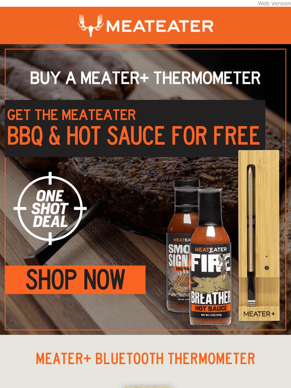 MeatEater FREE MeatEater BBQ and Hot Sauce Milled