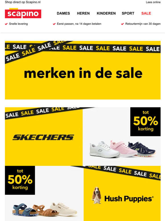 Merken in de sale!