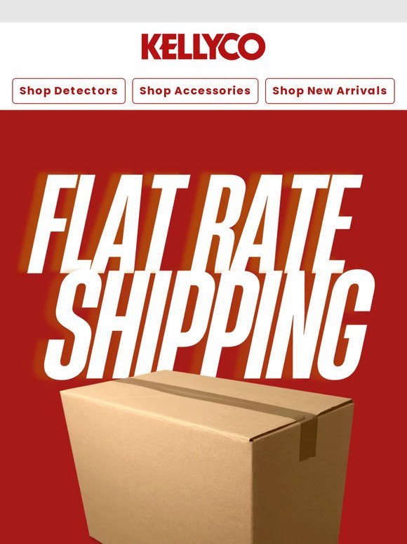 NEW! Flat Rate Shipping Now Available!