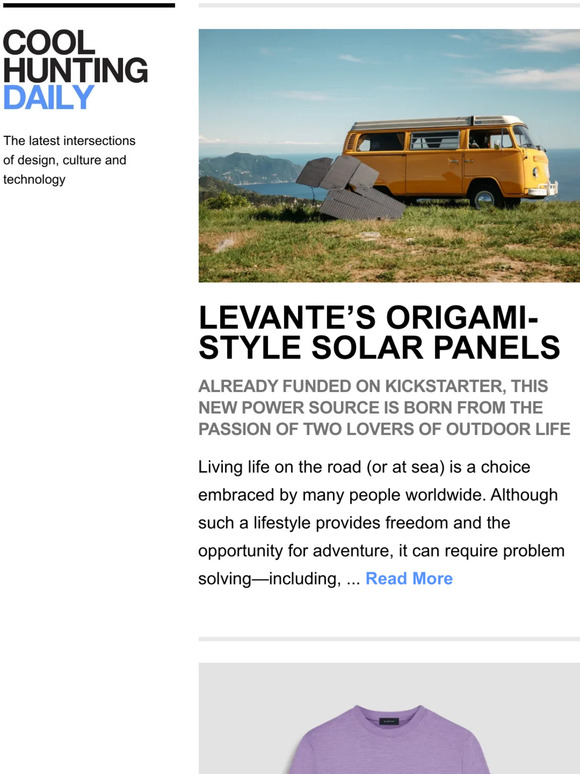 A portable solar panel born from the passion of a family who lives between a boat and an RV