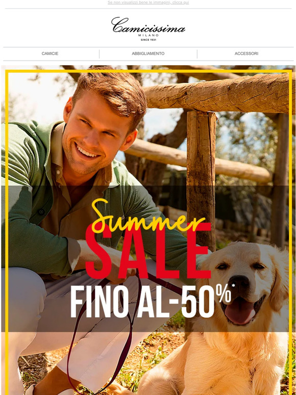 Iniziano i SUMMER SALE fino al -50%!