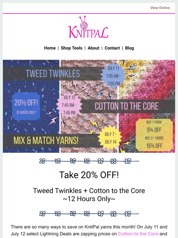 Don't miss KnitPal's Prime Day Deals!