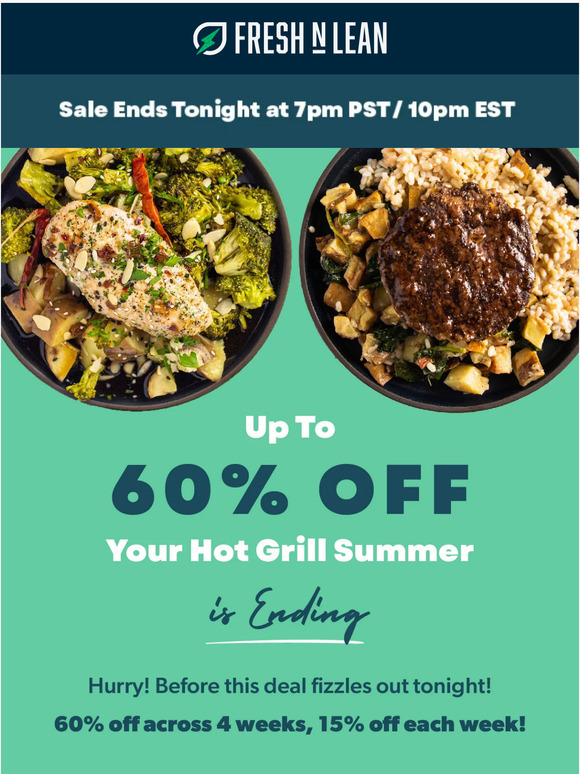Act Now! Up to 60% Off Ends Tonight