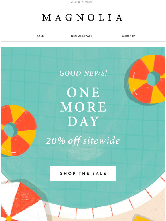 Magnolia Email Newsletters Shop Sales, Discounts, and Coupon Codes