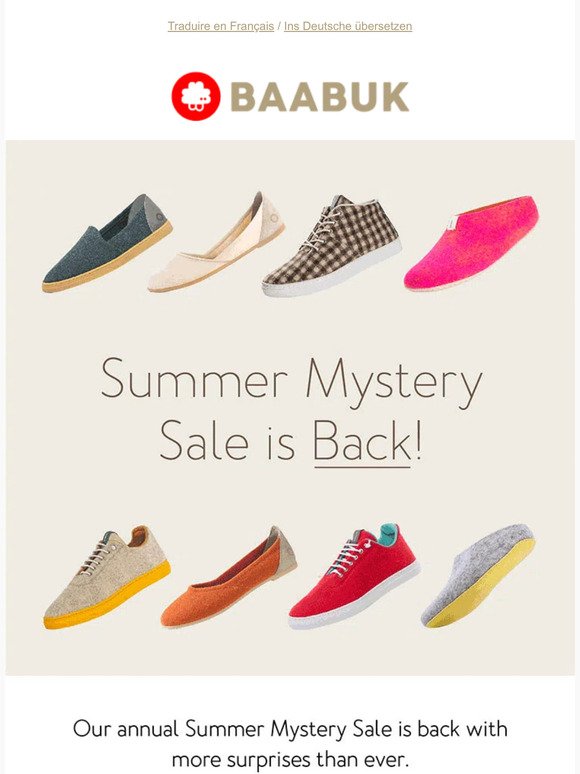 Our Summer Mystery Sale is Back 🔮