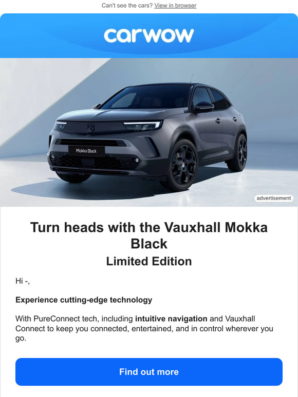 Carwow Turn heads with the Limited Edition Vauxhall Mokka Black Milled