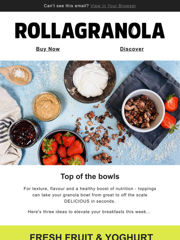 It's all about the breakfast toppings...