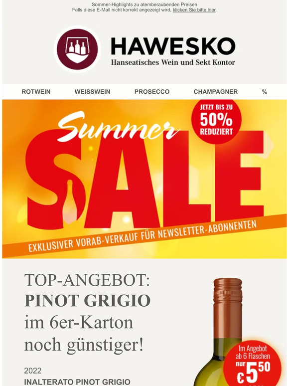 Summer Sale - Exklusiver Vorab-Verkauf!