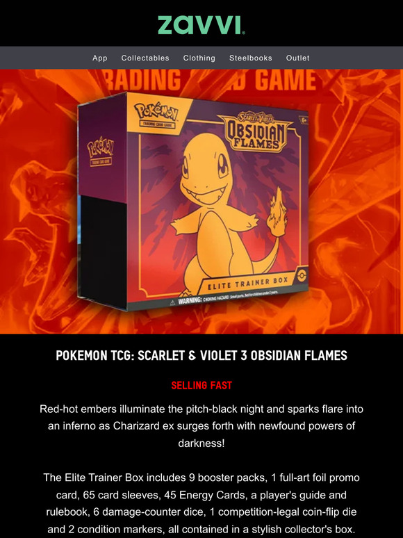 ⚠️Alert! Pokemon TCG: Scarlet & Violet 3 Obsidian Flames