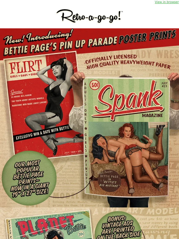 COME SEE BETTIE BIGGER THAN EVER!