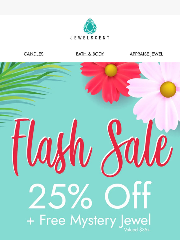 Flash Sale ⚡ 25% Off & Free Mystery Jewel