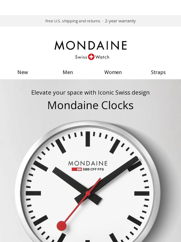 Mondaine Clocks: Where style meets function