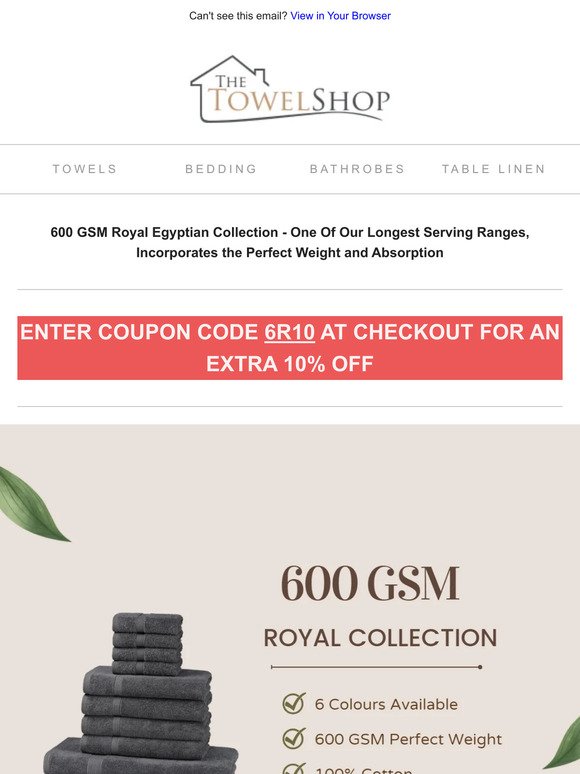 🚨Last Chance Ends Sunday - 600 GSM Royal Egyptian Collection🚨