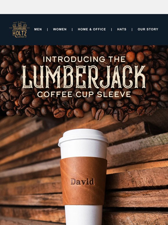 Meet The Lumberjack Coffee Cup Sleeve