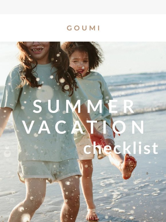 Prepare for Summer Vaca with goumi + 4moms ☀️