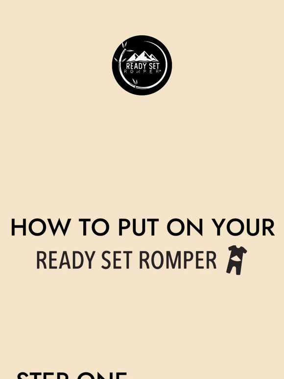 Ready Set Romper ® How to put on your new RSR Milled
