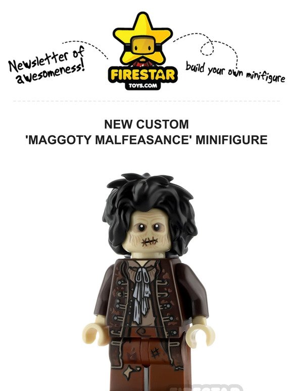 🧟‍♂️Unearth the Magic: Introducing the 'Maggoty Malfeasance' Minifigure for Your Spooktacular LEGO Collection!