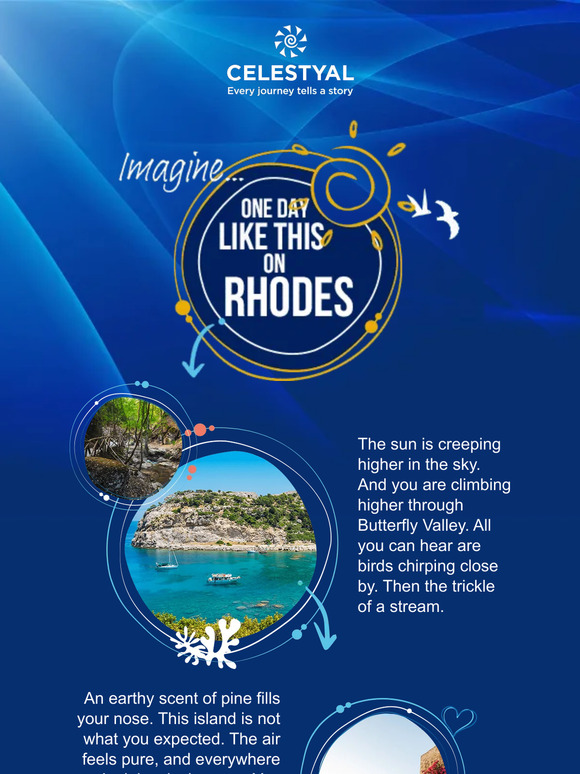 Imagine a day like this on Rhodes