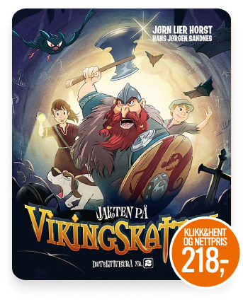 Jakten på vikingskatten av Jørn Lier Horst nettpris 218 kr