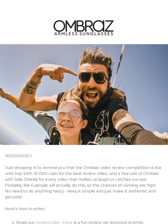 Ombraz Video Review Competition
