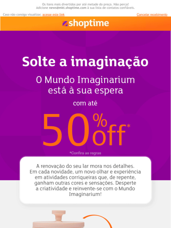 ☁ Imaginarium até 50% off
