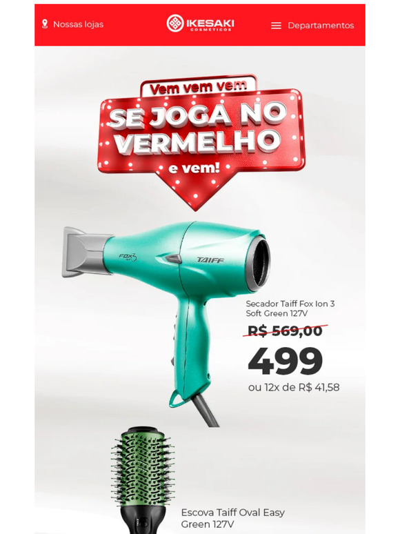 IMPERDOVEL!⚡️ Produtos da Taiff com até 20% OFF 😱
