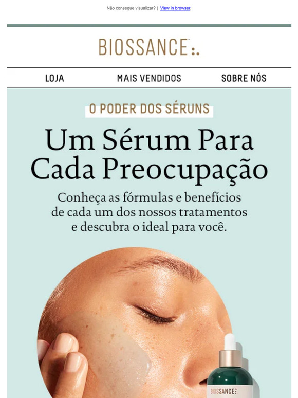 Até 25% OFF no tratamento ideal para a sua pele 😍