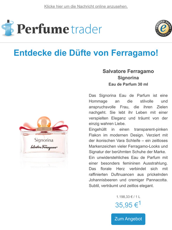 Entdecke die Düfte von Ferragamo!