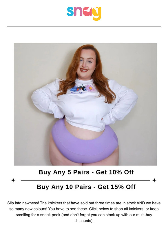 STOP - New Knicker Alert 🚨