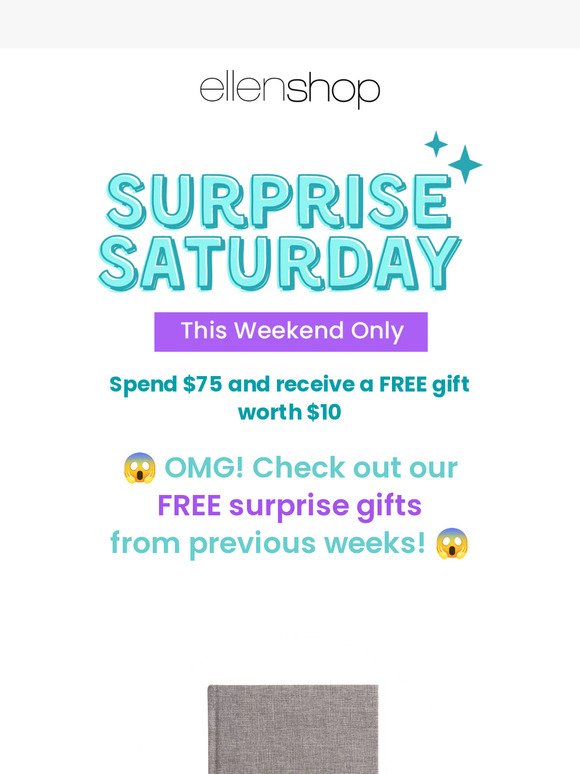 Don’t miss out: FREE surprise gift worth $10!