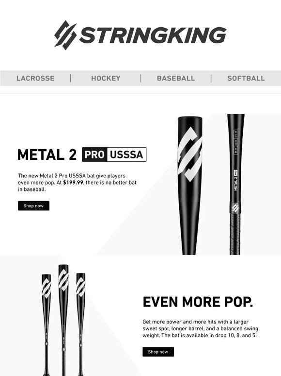 Even more pop with the new Metal 2 Pro USSSA