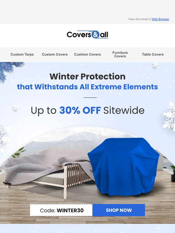 Winter Protection for Your Backyard on Sale🛒