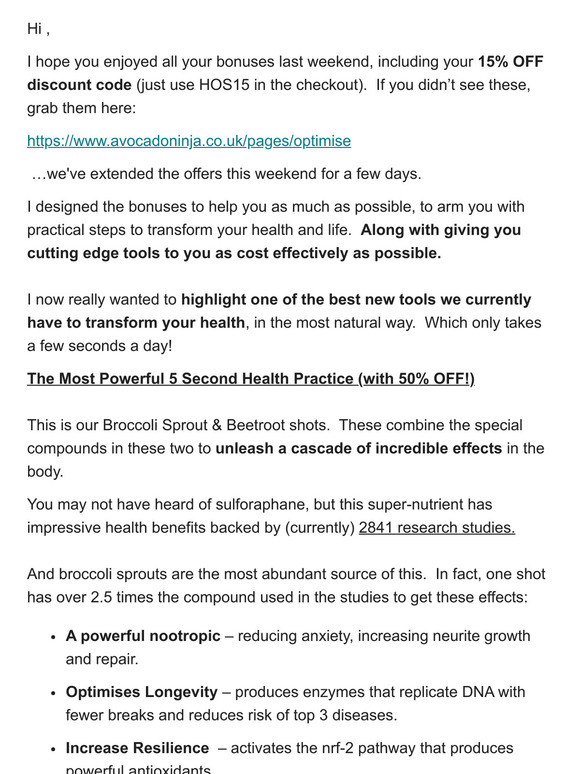 Avocado Ninja Get 50 OFF The Ultimate 5 Second Health Practice Milled