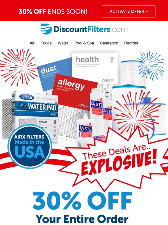 Your 30% off coupon expires soon...