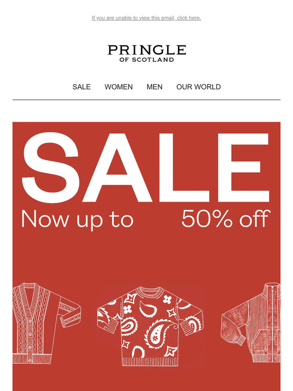 Sale: Up to 50% off 🔥