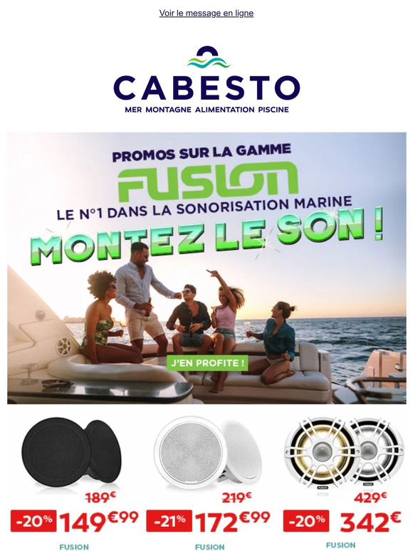Montez le son ! Des promos folles sur la gamme Fusion !