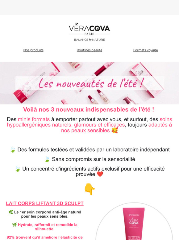 Découvrez les nouveautés VERACOVA ! 🌿