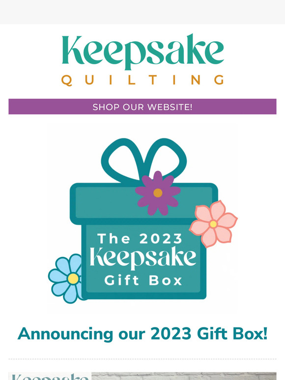 Pineapple Fabrics 🎁🎁🎁 The 2023 Keepsake Gift Box is Here! Milled