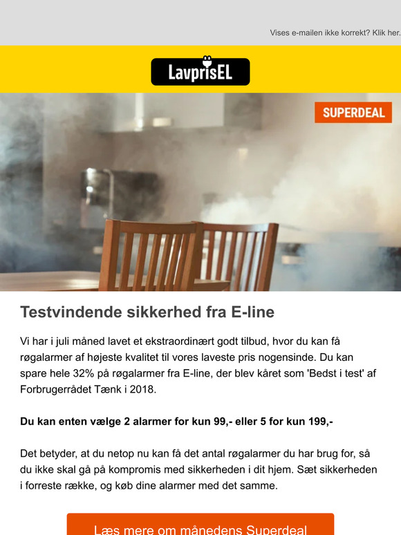 Skab sikkerhed til en ekstraordinært god pris