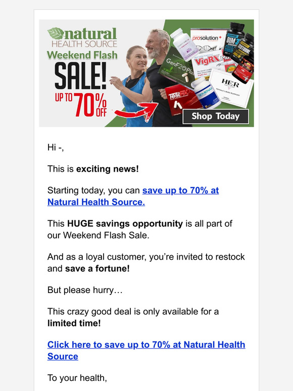 Leading Edge Health SPECIAL Storewide Sale Starts Today! Milled