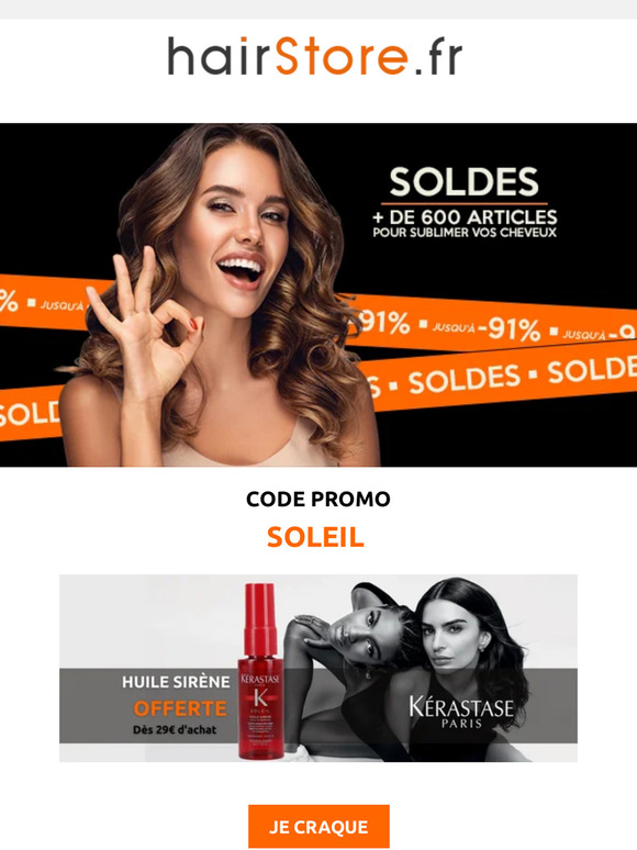 Des soldes incroyables sur tous les matériels de coiffure pour un look tendance cet été !