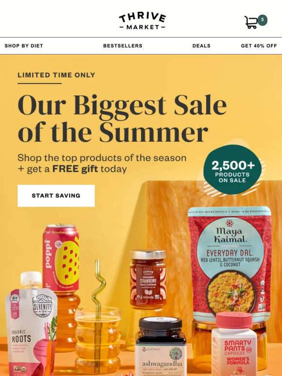 EXTRA 25% off thousands of products 🔥