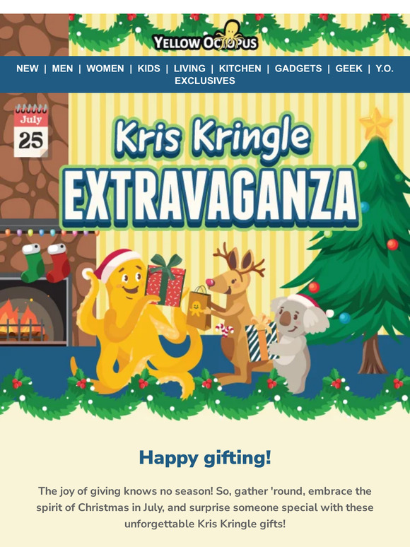 Cool gifts to unleash the Christmas Coolness in July!