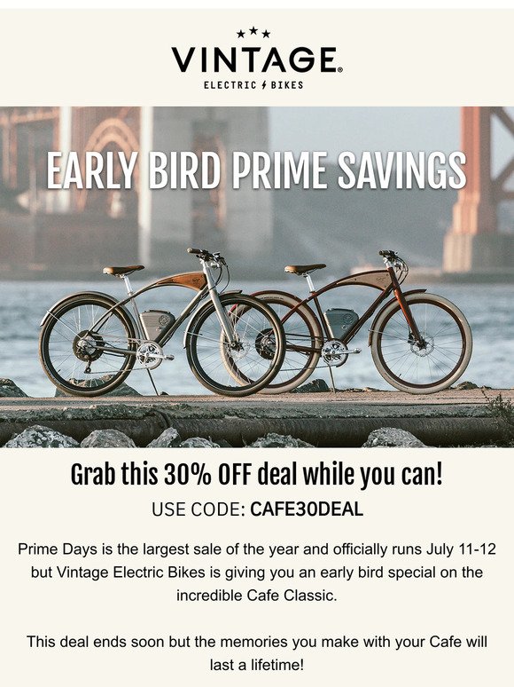 Early Bird Prime Savings