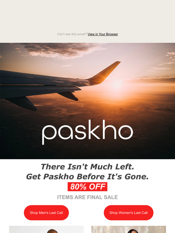 Get a Great Deal Before We Go