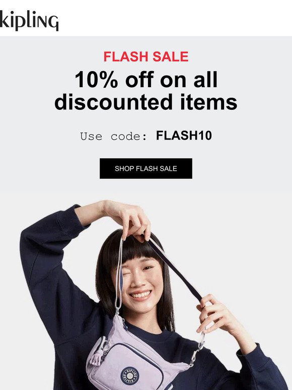 🚨 Flash Sale - 10% off on all discounted emails
