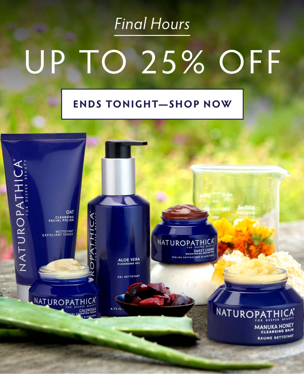 FINAL HOURS: UP TO 25% OFF