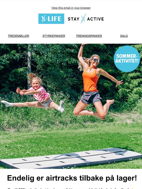 Airtracks er endelig på lager! 😱 🤸