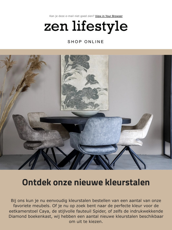 Zen Lifestyle Nl Ontdek Onze Nieuwe Kleurstalen Milled