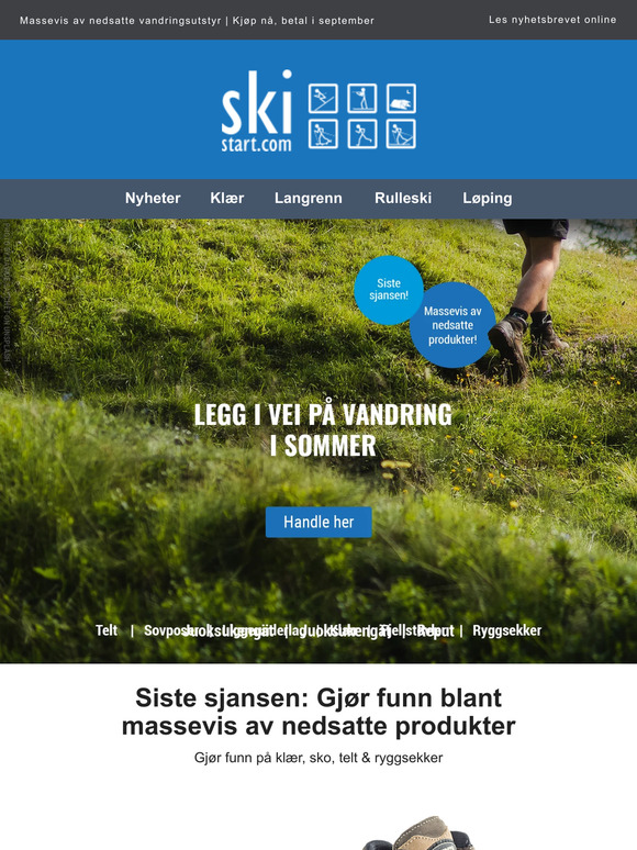 2-dagers tilbud  | 20% rabatt på klær